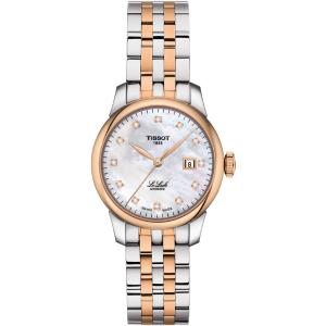 TISSOT Le Locle Automatic Lady's Diamonds 29mm Two Tone Rose Gold & Silver Stainless Steel Bracelet T006.207.22.116.00 - 3726