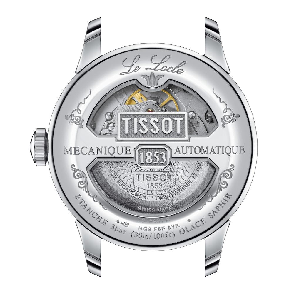 TISSOT Le Locle Powermatic 80 Blue Dial 39.3mm Silver Stainless Steel Bracelet T006.407.11.043.00