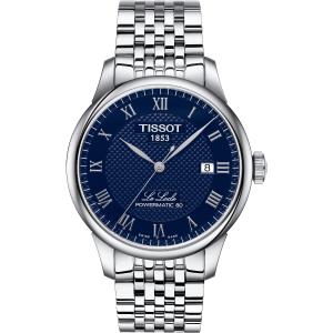 TISSOT Le Locle Powermatic 80 Blue Dial 39.3mm Silver Stainless Steel Bracelet T006.407.11.043.00 - 7418