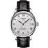 TISSOT Le Locle Powermatic 80 Silver Dial 39.3mm Silver Stainless Steel Black Leather Strap T006.407.16.033.00 - 0