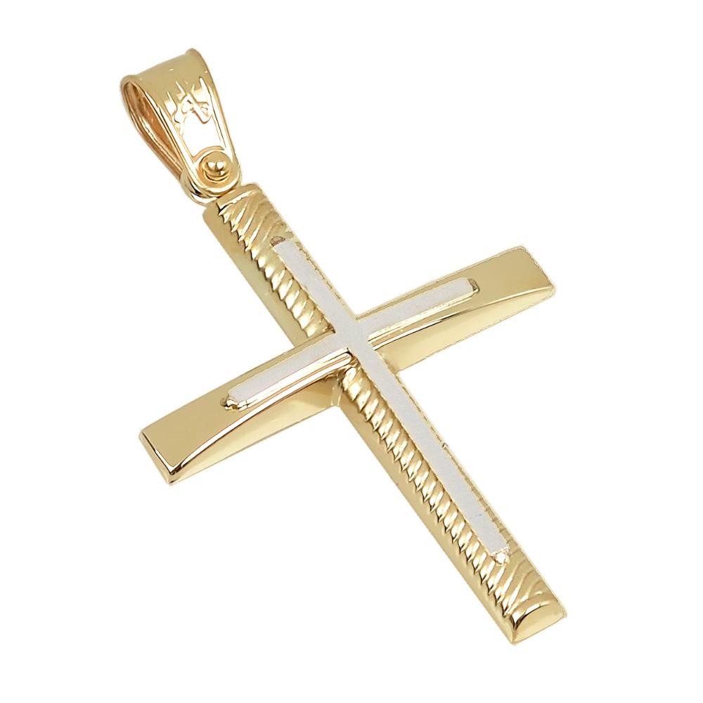 CROSS Men's SENZIO Collection K14 from Yellow & White Gold T025Y.K14