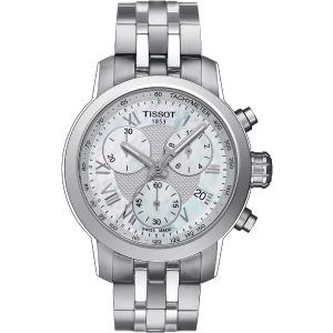 TISSOT PRC 200 Lady's Chronograph 35mm Silver Stainless Steel Bracelet T055.217.11.113.00 - 24226