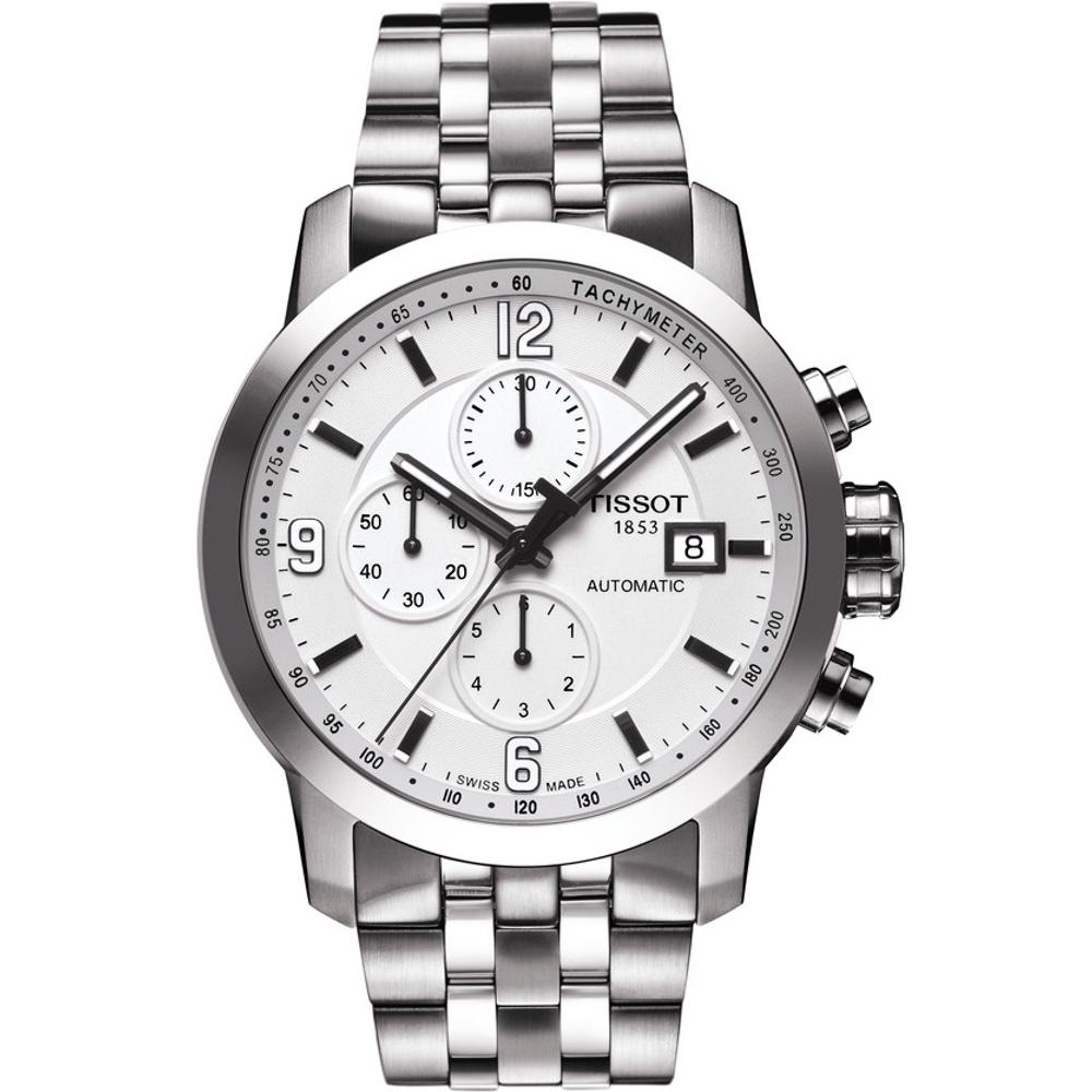 TISSOT PRC 200 Chronograph Automatic 43mm Silver Stainless Steel Bracelet T055.427.11.017.00