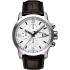 TISSOT PRC 200 Chronograph Automatic 43mm Silver Stainless Steel Brown Leather Strap T055.427.16.017.00 - 0