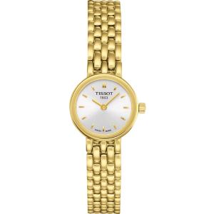 TISSOT Lovely Silver Dial 19.5mm Gold Stainless Steel Bracelet T058.009.33.031.00 - 3882