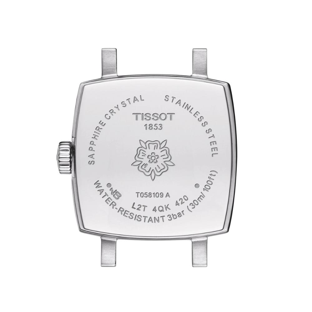 TISSOT Lovely Square 20mm Silver Stainless Steel Bracelet T058.109.11.041.01