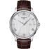 TISSOT Tradition 42mm Silver Stainless Steel Brown Leather Strap T063.610.16.038.00 - 0