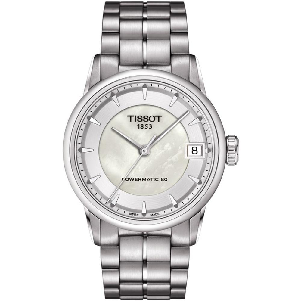 TISSOT Luxury Powermatic 80 Three Hands 33mm Silver Stainless Steel Bracelet T086.207.11.111.00