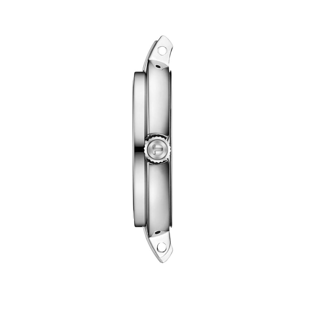 TISSOT Flamingo White Pearl Dial with Diamonds 30mm Silver Stainless Steel Bracelet T094.210.11.116.02