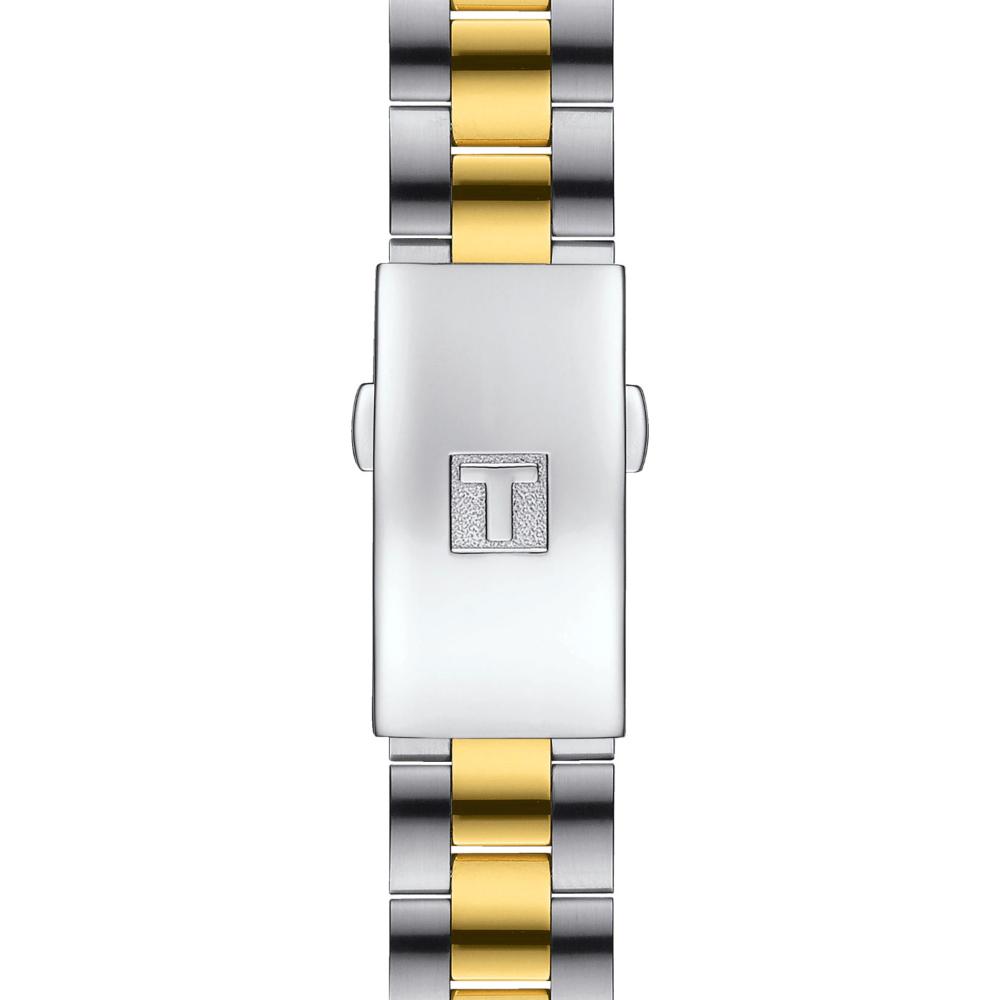 TISSOT PR 100 Sport Chic Mother of Pearl Dial 36mm Two Tone Gold Stainless Steel Bracelet T101.910.22.111.00