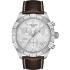 TISSOT PR 100 Sport Gent Chronograph 44mm Silver Stainless Steel Brown Leather Strap T101.617.16.031.00 - 0