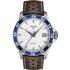 TISSOT V8 Swissmatic White Dial 42.5mm Silver Stainless Steel Brown Leather Strap T106.407.16.031.00 - 0
