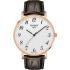 TISSOT Everytime Large Three Hands 42mm Rose Gold Stainless Steel Black Leather Strap T109.610.36.032.00 - 0