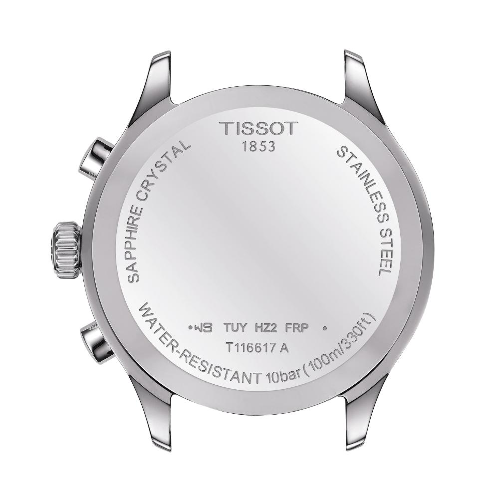 TISSOT XL Classic Chronograph Green Dial 45mm Silver Stainless Steel Bracelet T116.617.11.092.00 - 3
