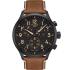 TISSOT XL Vintage Chronograph Black Dial 45mm Black Stainless Steel Brown Leather Strap T116.617.36.052.03 - 0