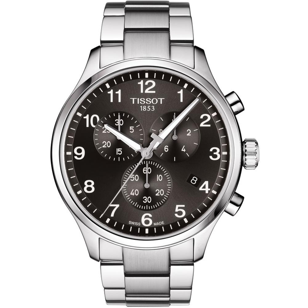 TISSOT XL Classic Chronograph Grey Dial 45mm Silver Stainless Steel Bracelet T116.617.11.057.01 - 1