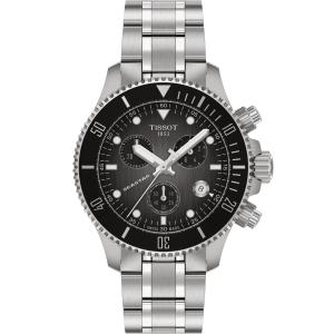 TISSOT Seastar 1000 Quartz Chronograph Gray Gradient Dial 38mm Silver Stainless Steel Bracelet T120.217.11.061.00 - 60861