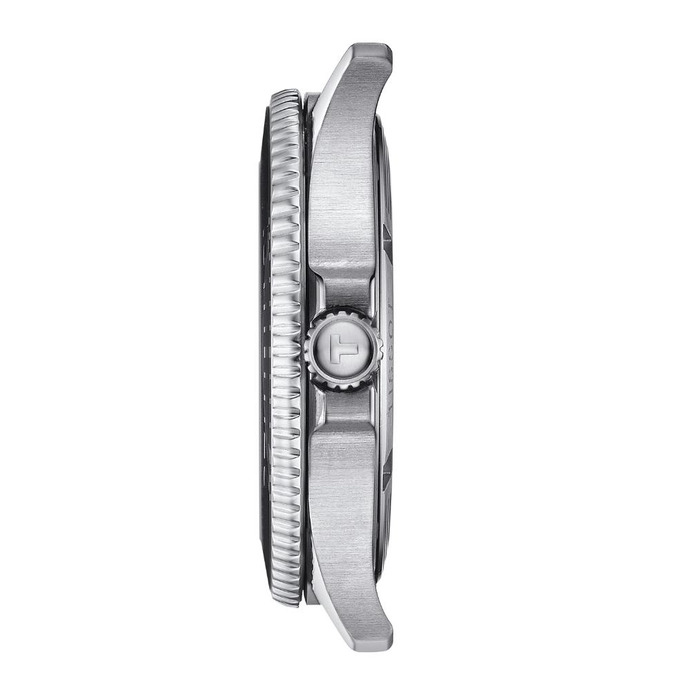 TISSOT Seastar 1000 Quartz Black Dial 40mm Silver Stainless Steel Bracelet T120.410.11.051.00