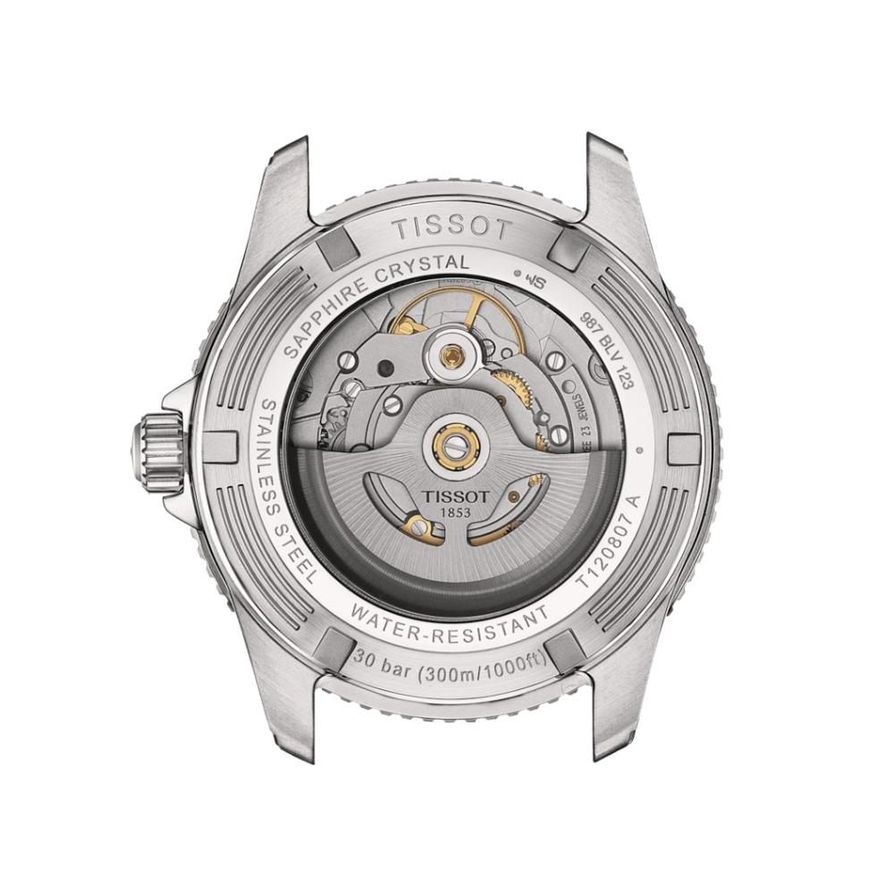 TISSOT Seastar 1000 Powermatic 80 Graded Grey-Black Dial 40mm Silver Stainless Steel Bracelet T120.807.11.051.00