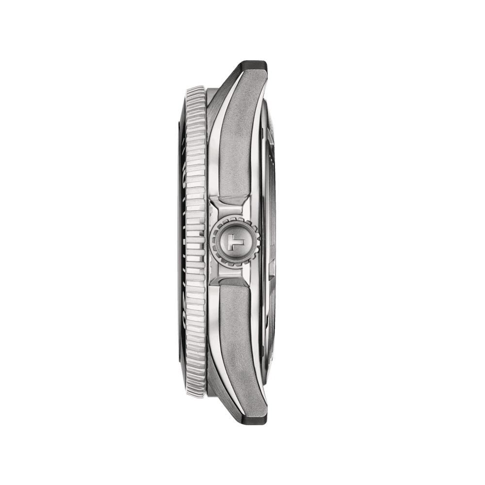 TISSOT Seastar 1000 Powermatic 80 Graded Grey-Black Dial 40mm Silver Stainless Steel Bracelet T120.807.11.051.00