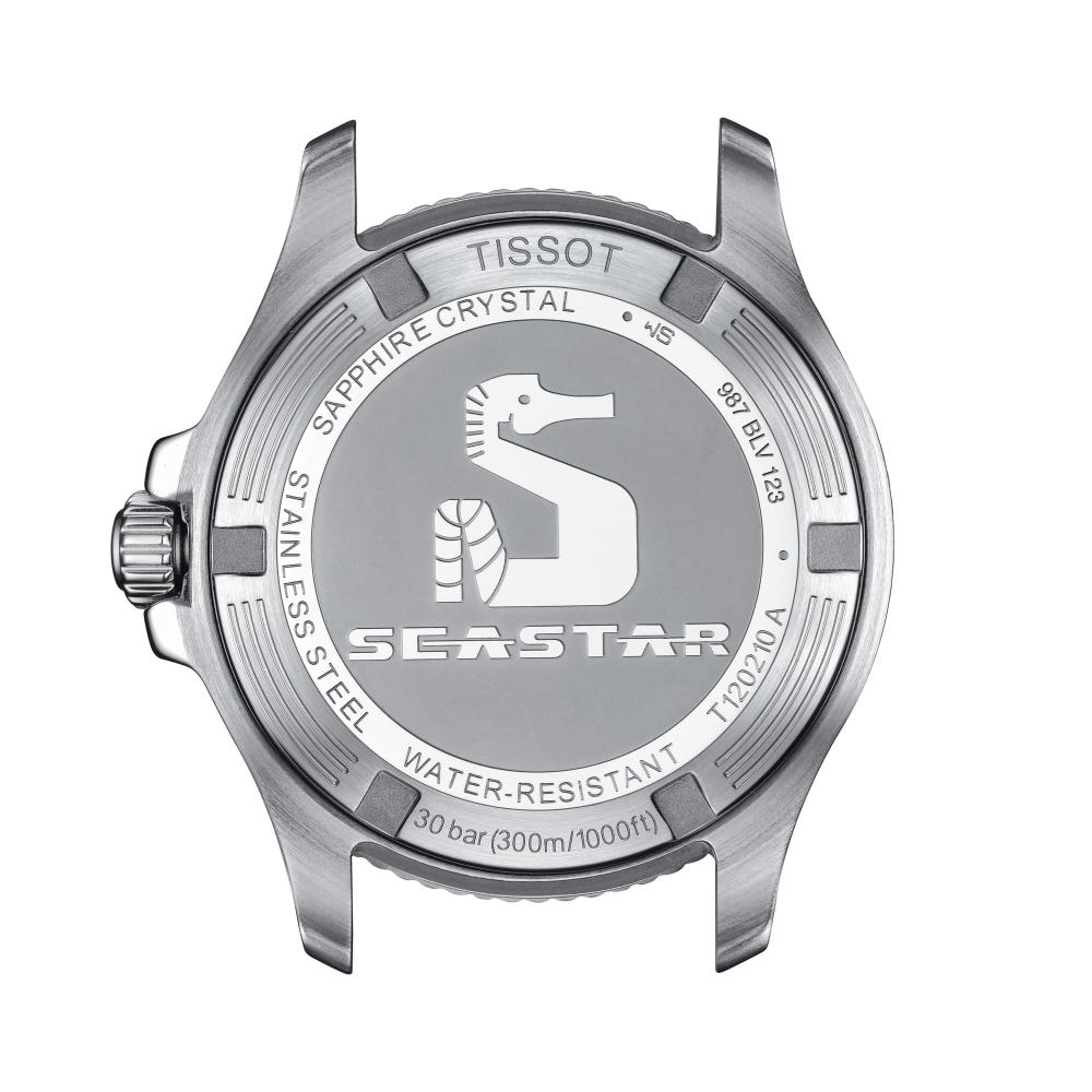 TISSOT Seastar 1000 Quartz Black Dial 36mm Two Tone Gold Stainless Steel Bracelet T120.210.22.051.00