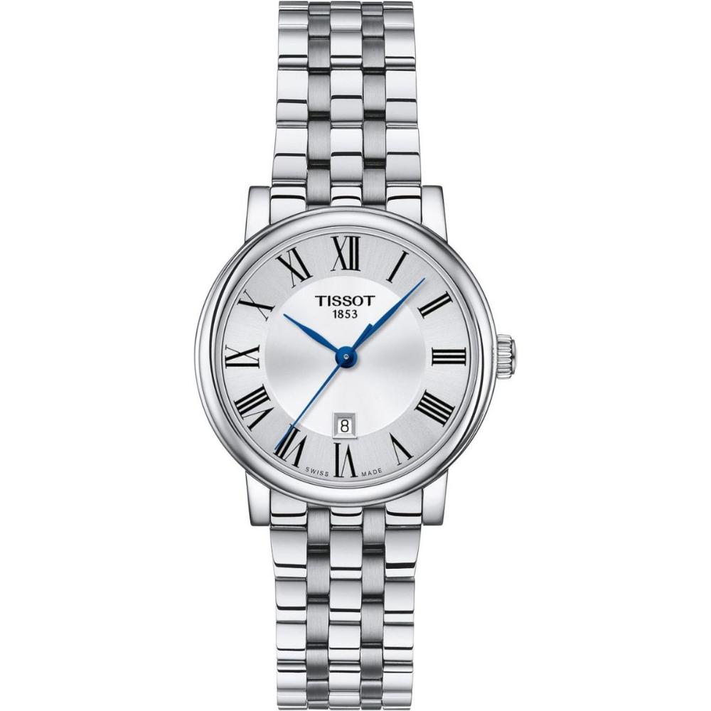 TISSOT Carson Silver Dial 30mm Silver Stainless Steel Bracelet T122.210.11.033.00