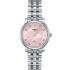 TISSOT Carson Pink Pearl Dial with Sapphires 30mm Silver Stainless Steel Bracelet T122.210.11.159.00 - 0