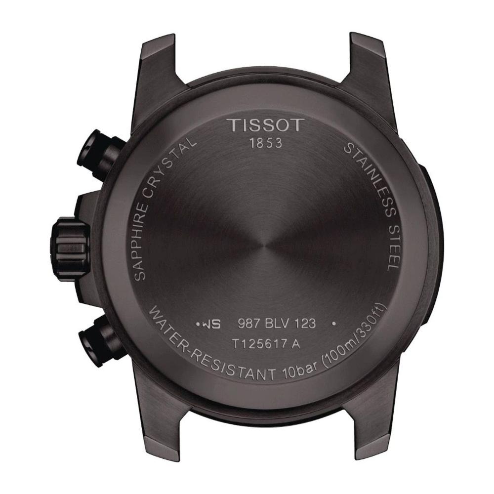TISSOT Supersport Chronograph Black Dial 45.5mm Black Stainless Steel Bracelet T125.617.33.051.00