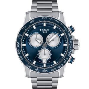 TISSOT Supersport Chronograph Blue Dial 45.5mm Silver Stainless Steel Bracelet T125.617.11.041.00 - 29145