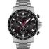 TISSOT Supersport Chronograph Black Dial 45.5mm Silver Stainless Steel Bracelet T125.617.11.051.00 - 0