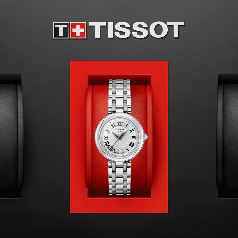 TISSOT Bellissima 26mm Silver Stainless Steel Bracelet T126.010.11.013.00 - 7