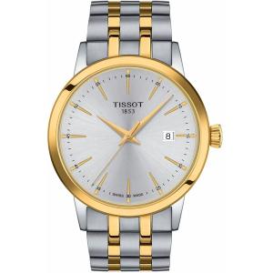 TISSOT Classic Dream Silver Dial 42mm Two Tone Gold Stainless Bracelet T129.410.22.031.00 - 25900