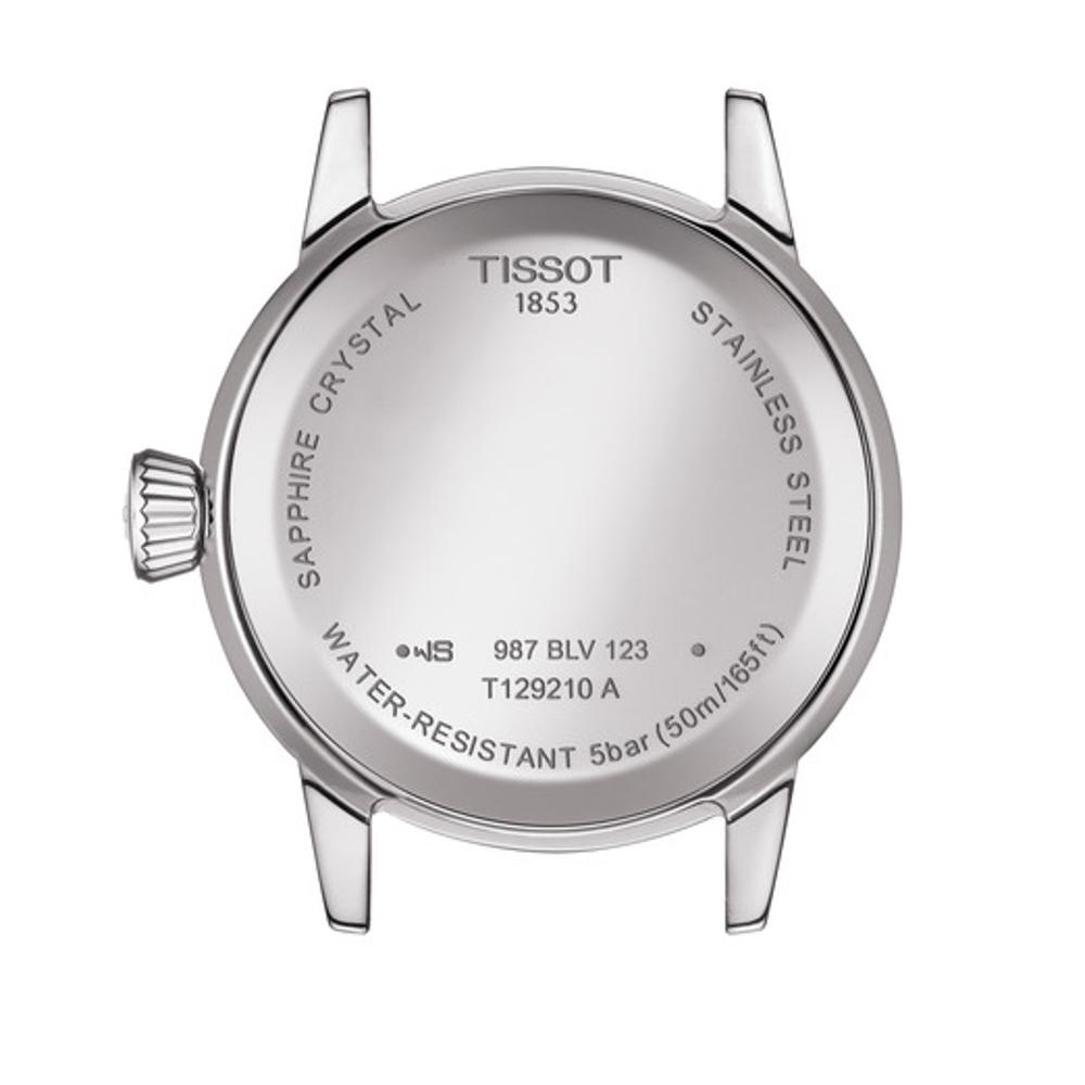TISSOT Classic Dream Lady's Three Hands 28mm Silver Stainless Steel Bracelet T129.210.11.053.00