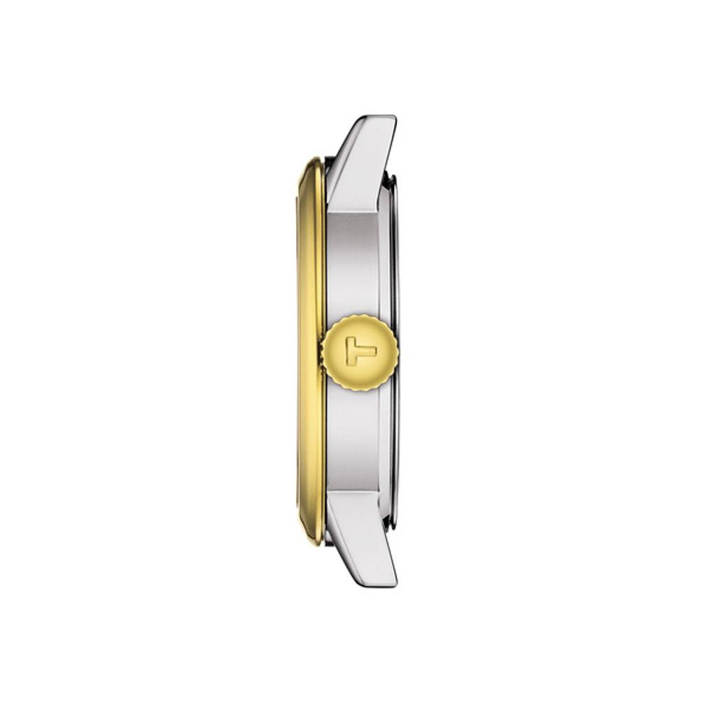 TISSOT Classic Dream Lady's Gold Dial 28mm Two Tone Gold Stainless Steel Bracelet T129.210.22.263.00