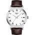 TISSOT Classic Dream White Dial 42mm Silver Stainless Steel Brown Leather Strap T129.410.16.013.00 - 0