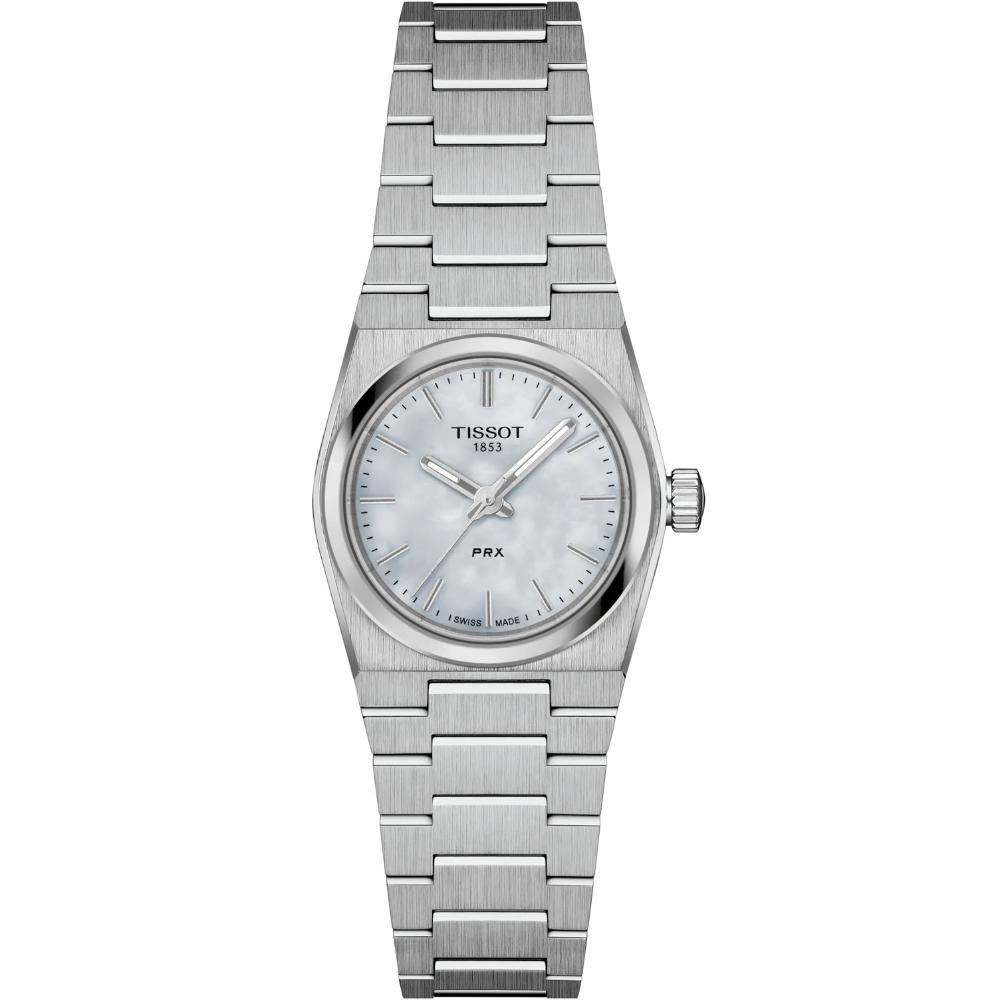 TISSOT PRX 25 White Pearl Dial 25mm Silver Stainless Steel Bracelet T137.010.11.111.00