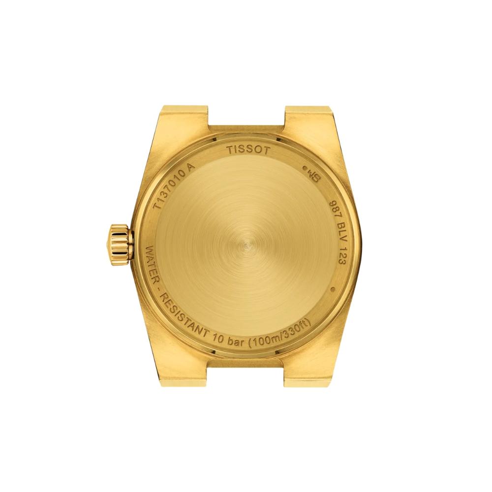 TISSOT PRX 25 Quartz Gold Dial 25mm Gold Stainless Steel Bracelet T137.010.33.021.00
