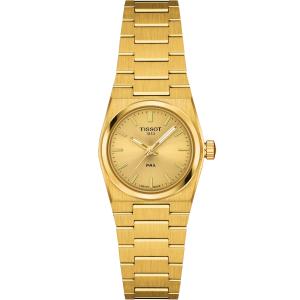 TISSOT PRX 25 Quartz Gold Dial 25mm Gold Stainless Steel Bracelet T137.010.33.021.00 - 60787
