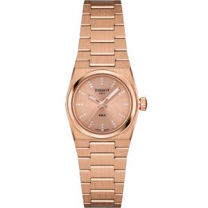 TISSOT PRX 25 Rose Gold Dial with Diamonds 25mm Rose Gold Stainless Steel Bracelet T137.010.33.506.00 - 53899