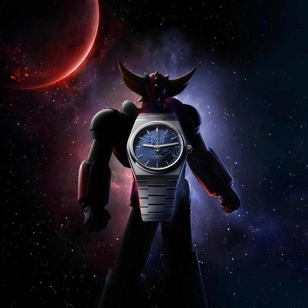 TISSOT PRX 40 UFO Robot Grendizer Powermatic 80 Blue Dial 40mm Silver Stainless Steel Bracelet T137.407.11.041.02 - 9