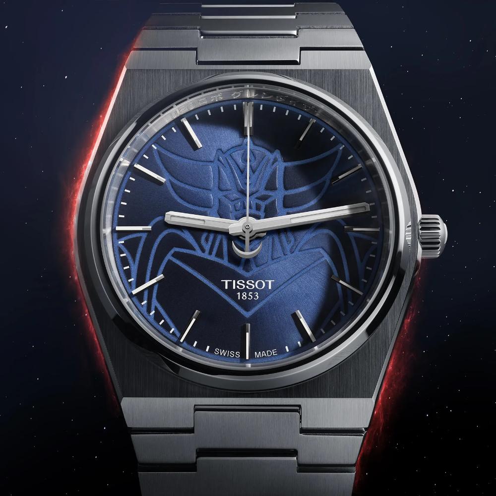 TISSOT PRX 40 UFO Robot Grendizer Powermatic 80 Blue Dial 40mm Silver Stainless Steel Bracelet T137.407.11.041.02 - 10