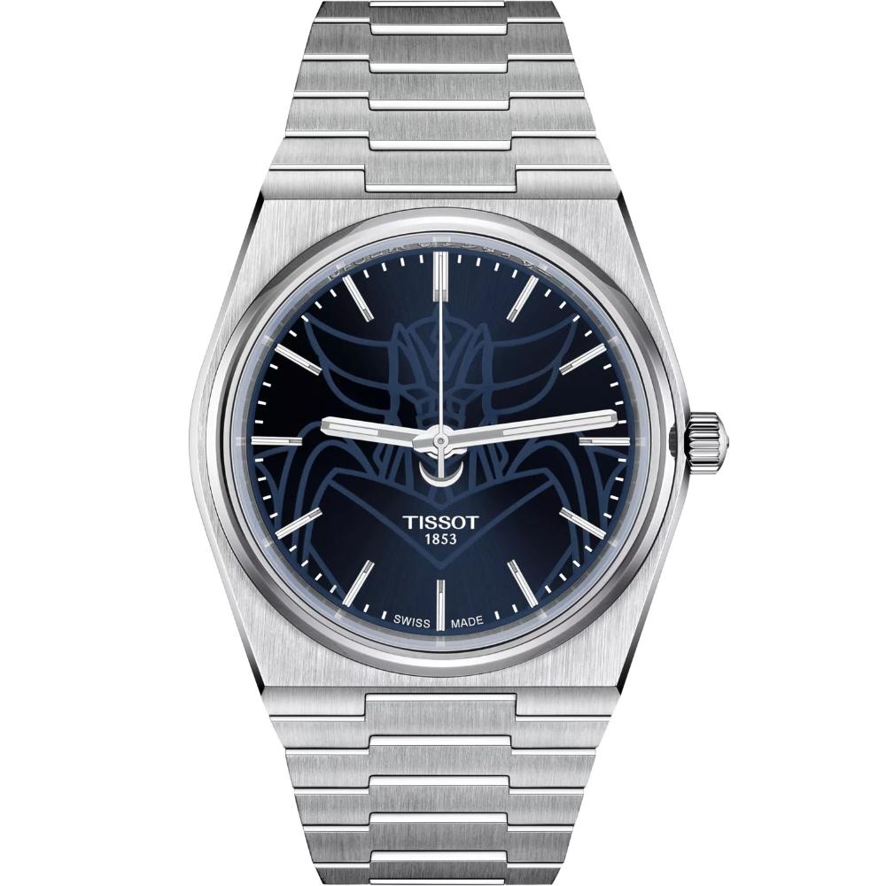 TISSOT PRX 40 UFO Robot Grendizer Powermatic 80 Blue Dial 40mm Silver Stainless Steel Bracelet T137.407.11.041.02