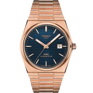 TISSOT PRX 40 Powermatic 80 Blue Dial 40mm Rose Gold Stainless Steel Bracelet T137.407.33.041.00 - 61489