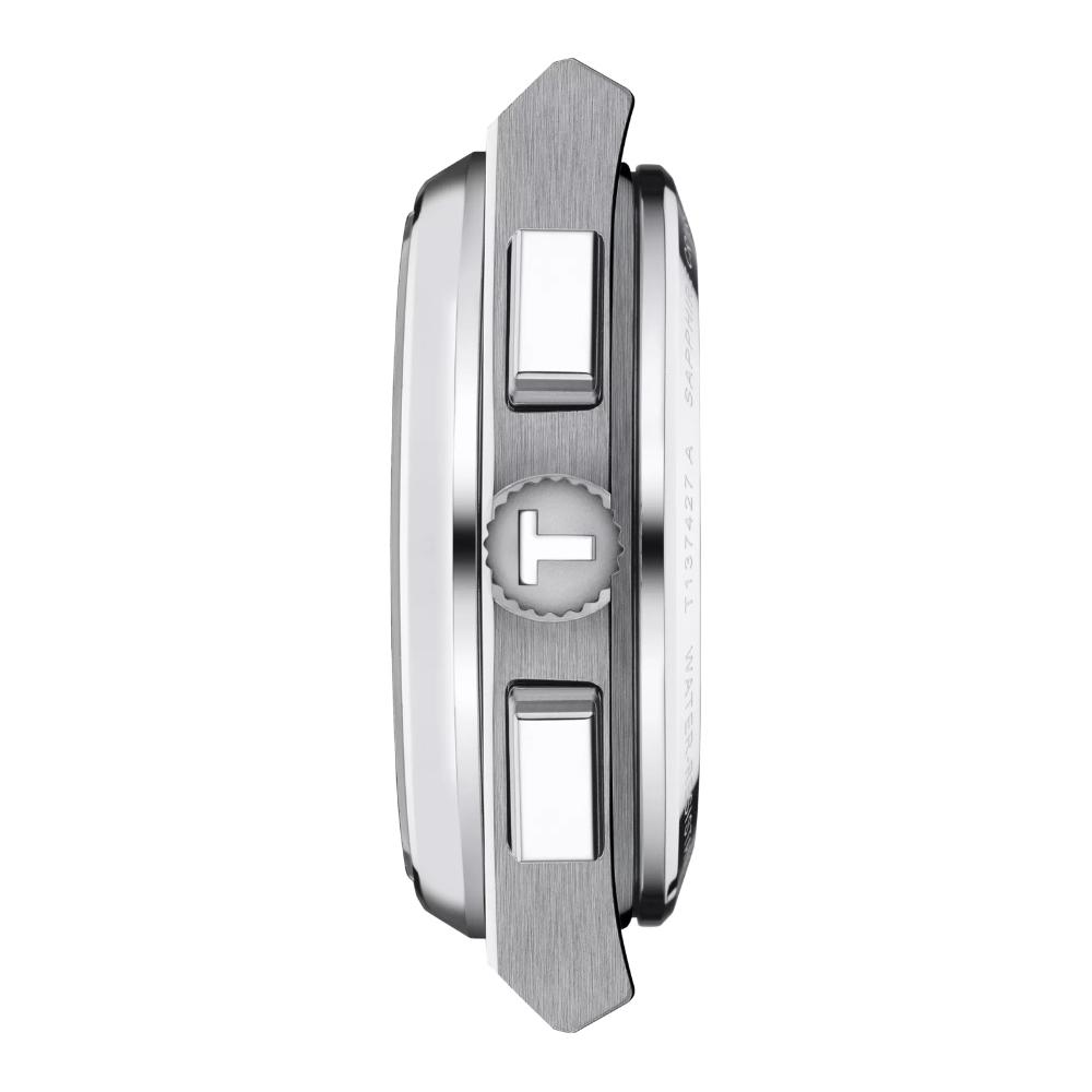 TISSOT PRX Chronograph Automatic Green Dial 42mm Silver Stainless Steel Bracelet T137.427.11.091.00