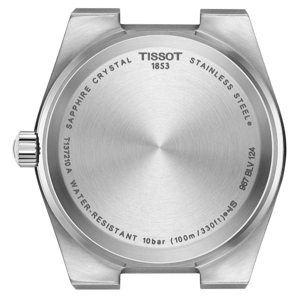 TISSOT PRX 35 White Pearl Dial Quartz 35mm Silver Stainless Steel Bracelet T137.210.11.111.00