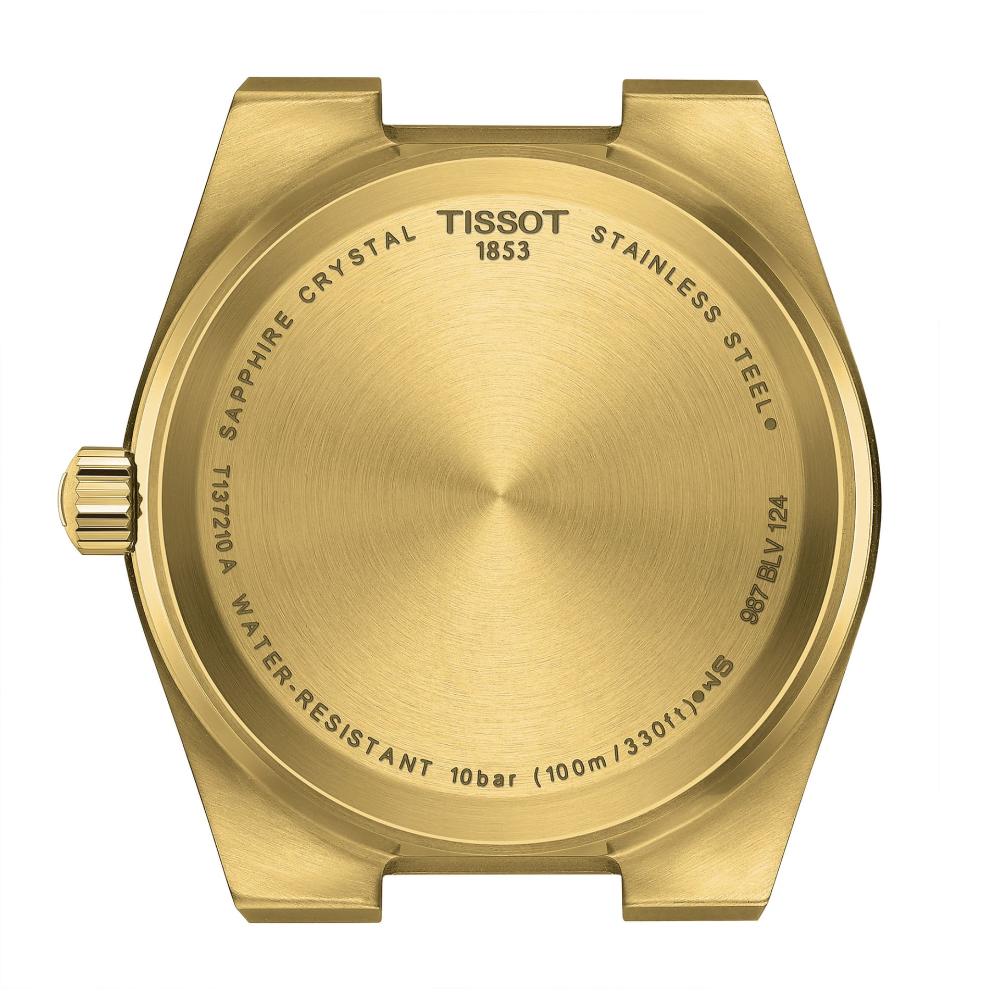 TISSOT PRX 35 Gold Dial Quartz 35mm Gold Stainless Steel Bracelet T137.210.33.021.00