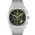 TISSOT PRX Chronograph Automatic Green Dial 42mm Silver Stainless Steel Bracelet T137.427.11.091.00 - 0