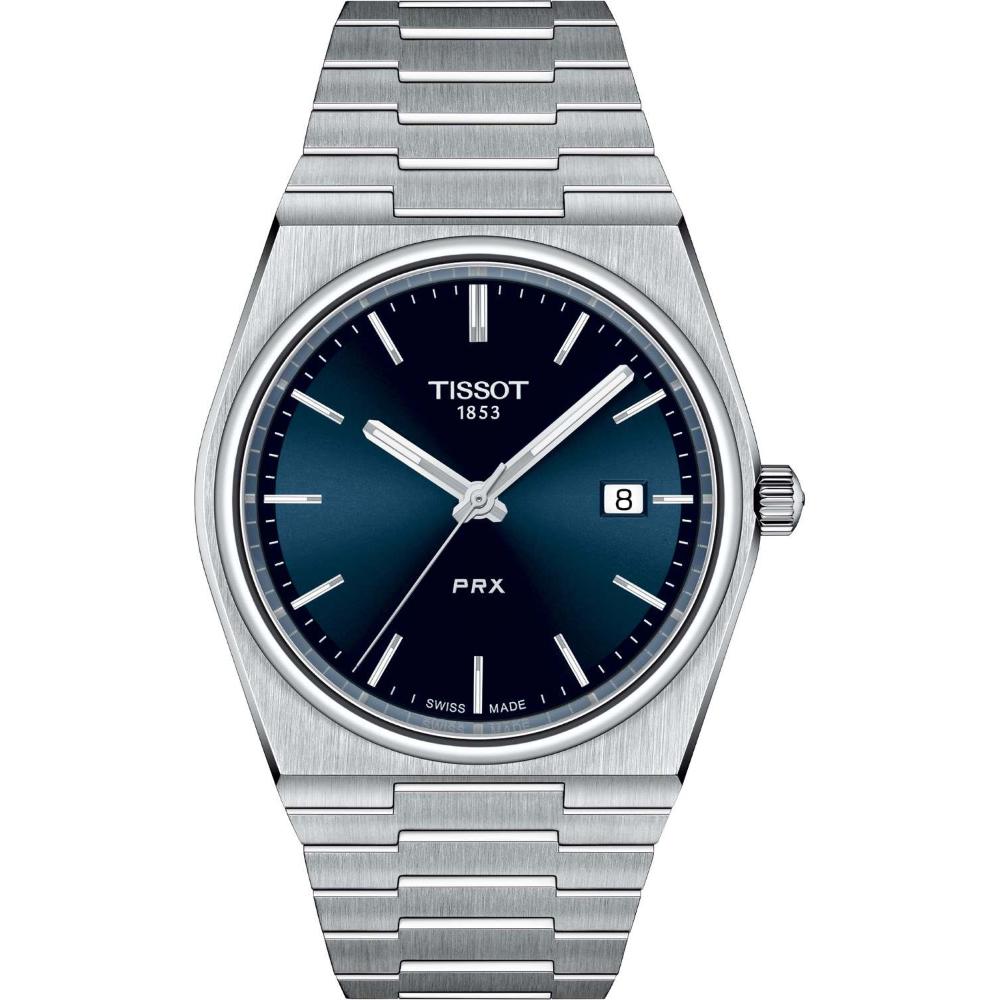 TISSOT PRX 40 Blue Dial Quartz 40mm Silver Stainless Steel Bracelet T137.410.11.041.00