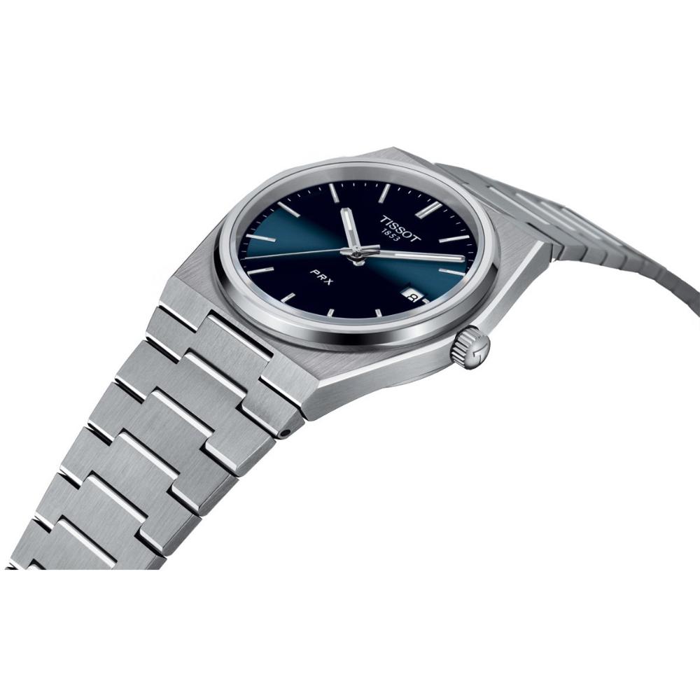 TISSOT PRX 40 Blue Dial Quartz 40mm Silver Stainless Steel Bracelet T137.410.11.041.00