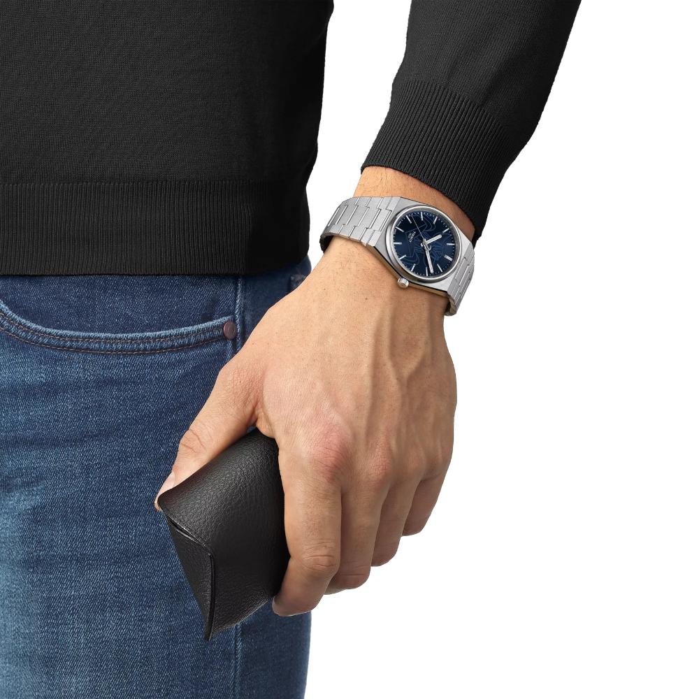 TISSOT PRX 40 UFO Robot Grendizer Powermatic 80 Blue Dial 40mm Silver Stainless Steel Bracelet T137.407.11.041.02 - 8